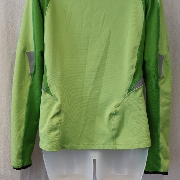 Brooks Green Athletic Track Jacket Pullover 1/4 Zip Small WL630 - Picture 10 of 12